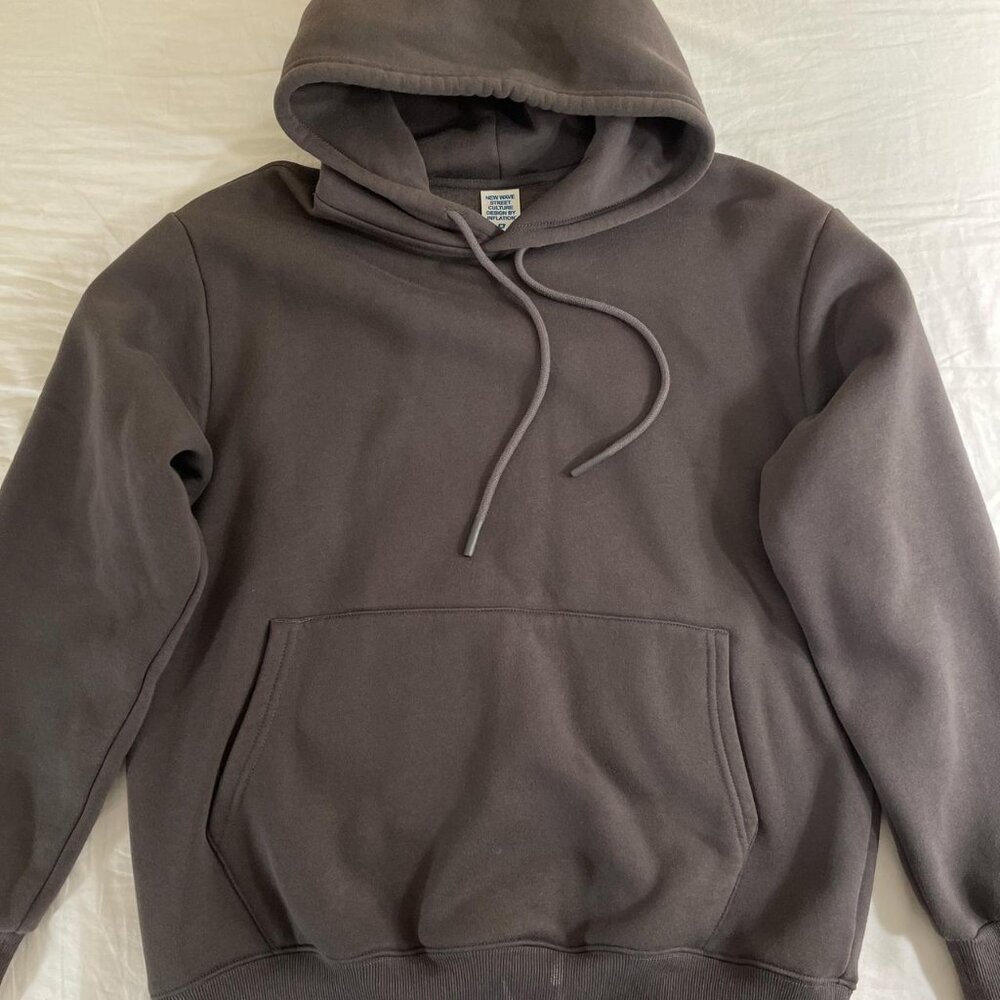 Charcoal Gray Thick Streetwear Hoodie - Like New